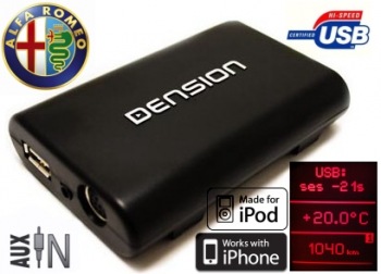 DENSION Gateway 300 CAN - USB/iPod/iPhone Alfa Romeo