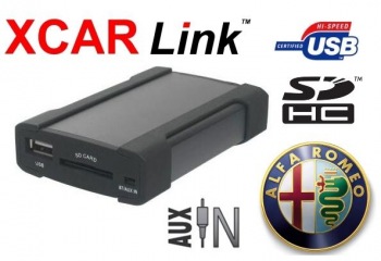 XCarLink daptér USB/SD MP3 k autorádiu Alfa Romeo