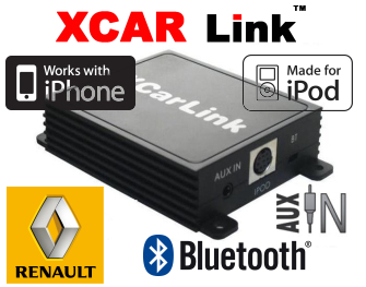 Auto adaptér iPod/iPhone a Bluetooth - Renault