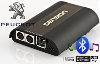 Gateway PRO BT- USB/iPod/iPhone a Bluetooth rozhraní pro Peugeot