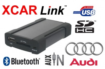 XCarLink adaptér USB/SD/Bluetooth Audi