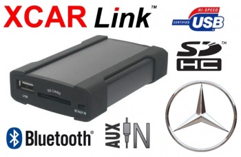 Adaptér USB/SD/Bluetooth handsfree - Mercedes