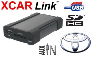 Adaptér USB/SD MP3 vstup pro autorádio Toyota