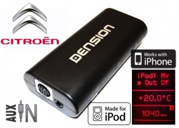 Gateway 100 DUAL CAN - integrace iPod/iPhone do Citroenu