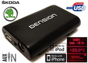 Gateway 300 CAN - USB/iPod/iPhone Škoda
